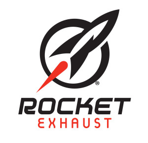 Rocket Exhaust Logo vertikal